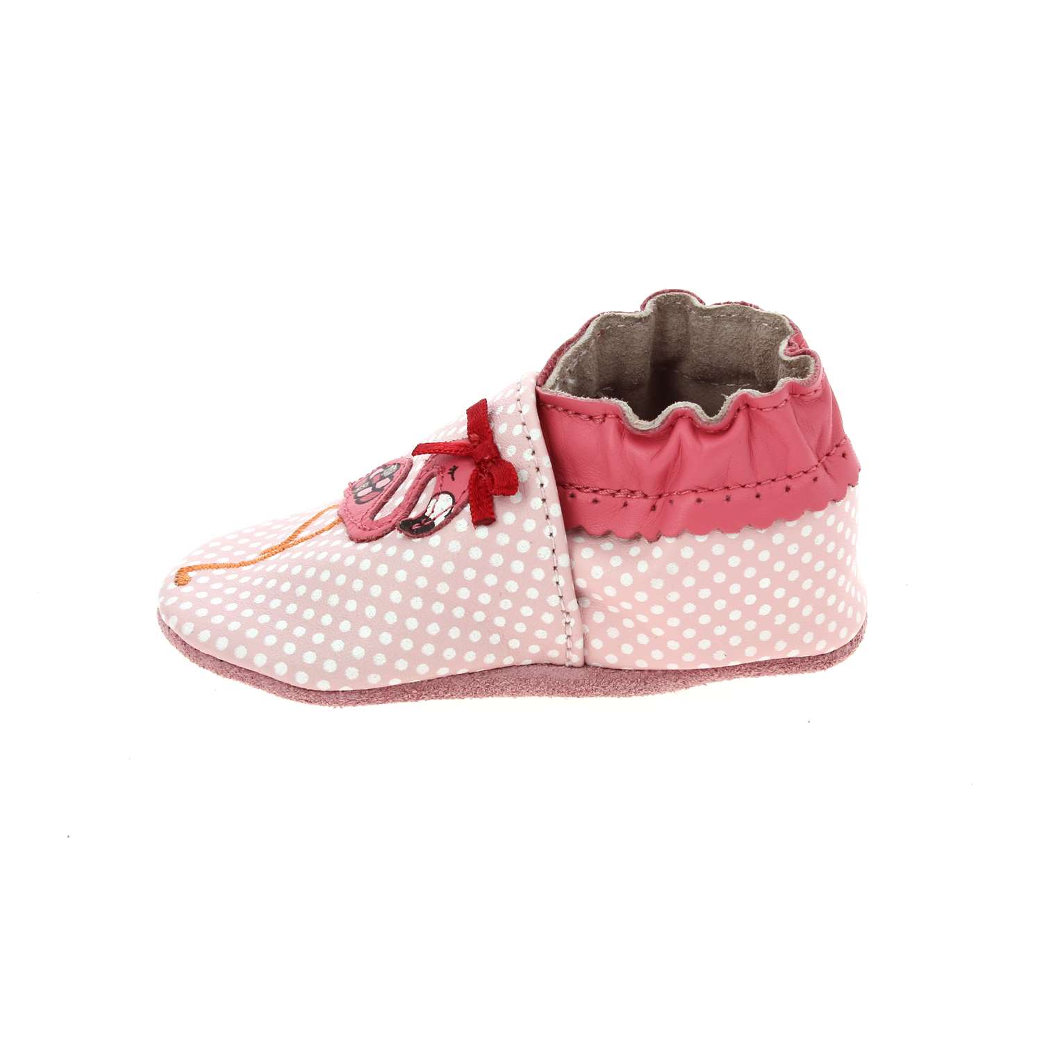 Chaussons Pink Flamingo Robeez Rose Fille Bessec Chaussures