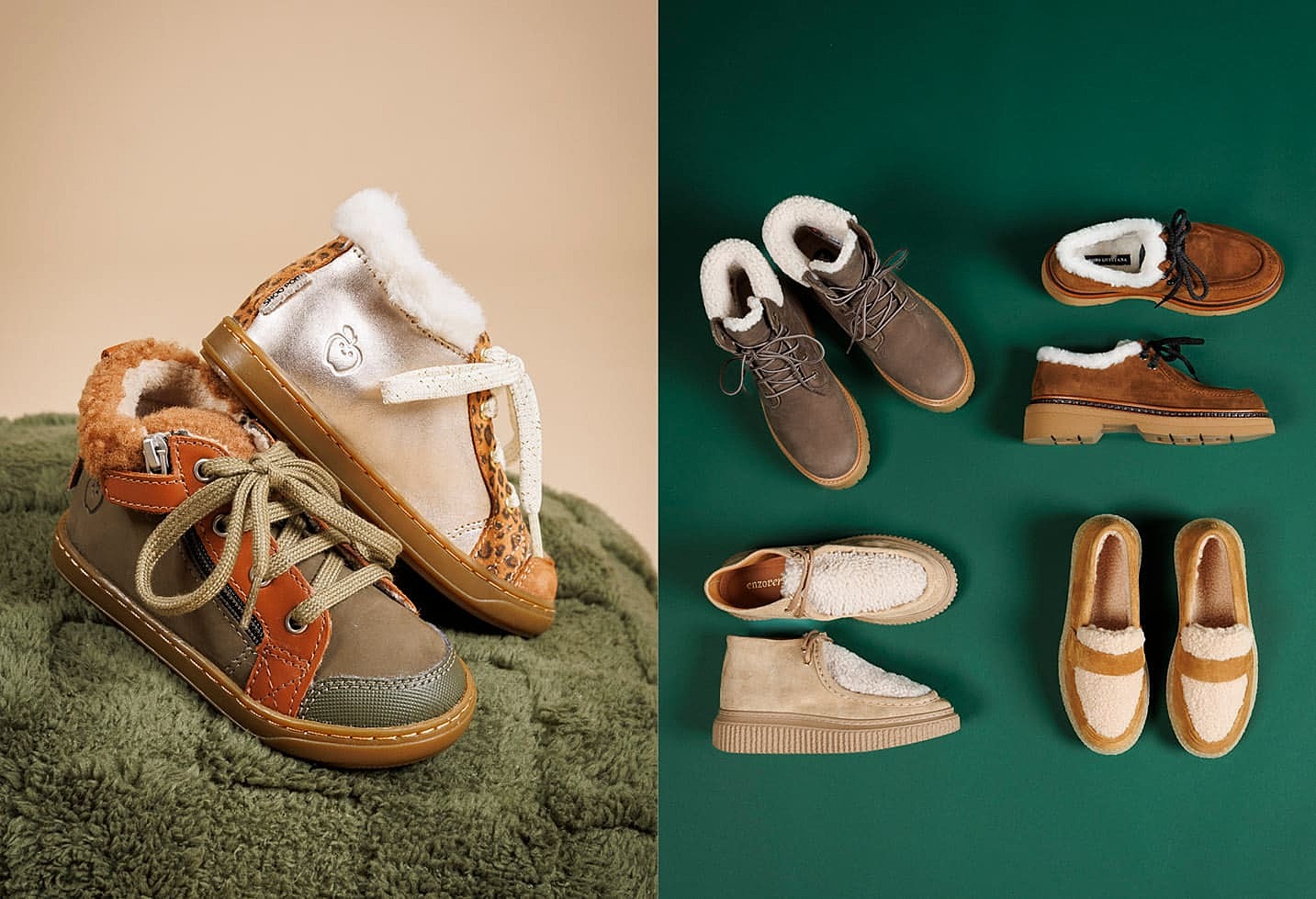 Gardez vos pieds au chaud - Chaussures fourrées pour toute la famille